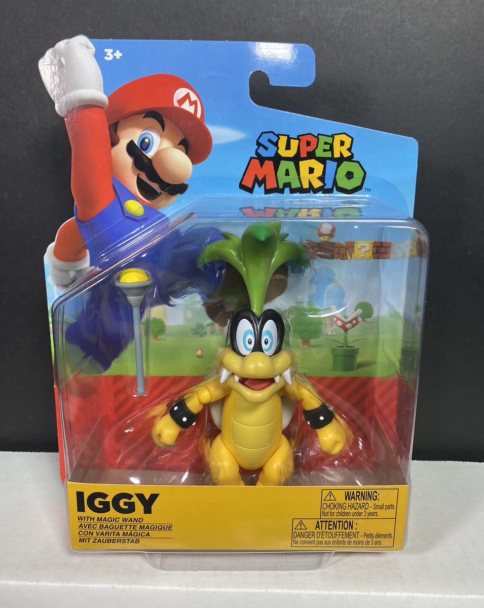 2021 JAKKS Pacific World of Nintendo Action Figure: IGGY (w/ Magic