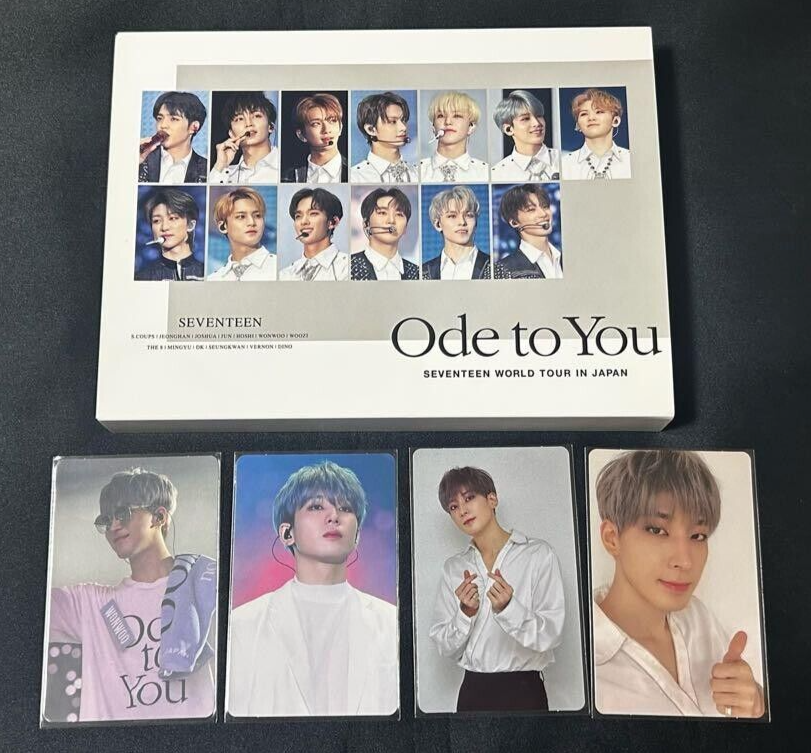 SEVENTEEN WONWOO Ode to you in Japan Blu-ray 4 photocards Set DVD