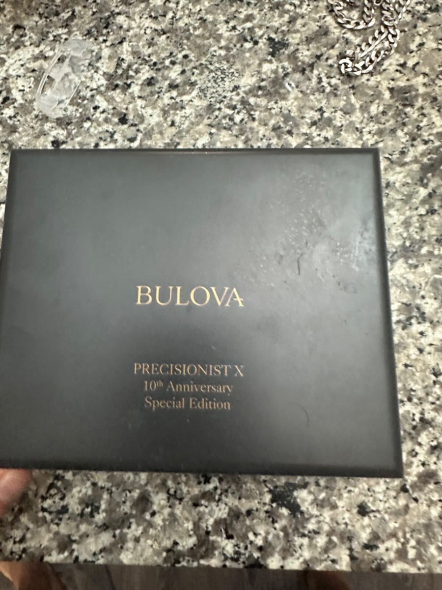 Bulova Precisionist X Men's Watch - 10th Anniversary. Demascus