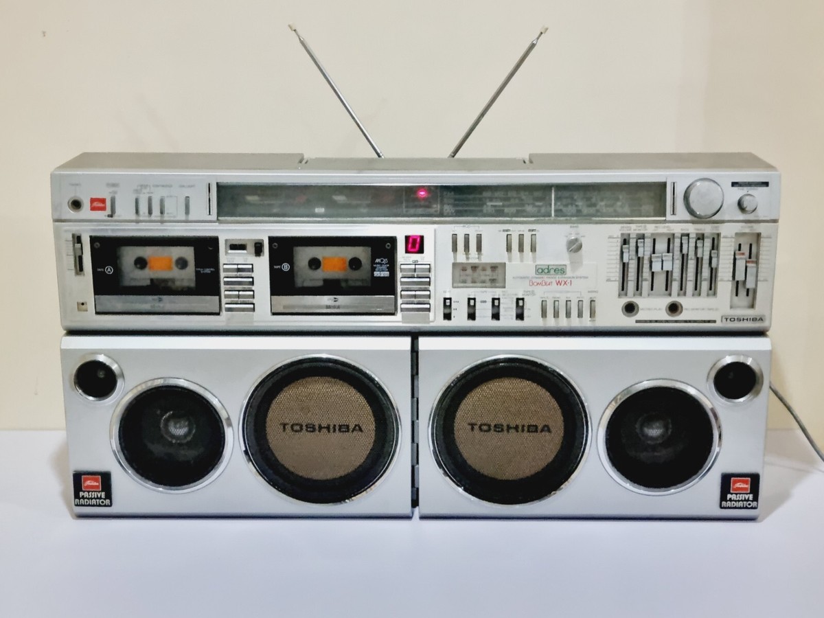 VINTAGE TOSHIBA BOMBEAT WX-1 CASSETTE THE BOOMBOX MONSTER - RT