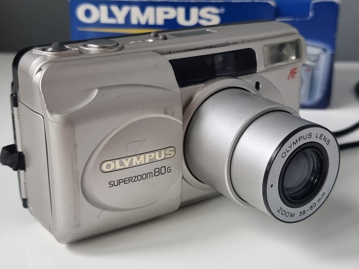 TESTED Olympus superzoom 80G 35mm Point & Shoot Film Camera | eBay