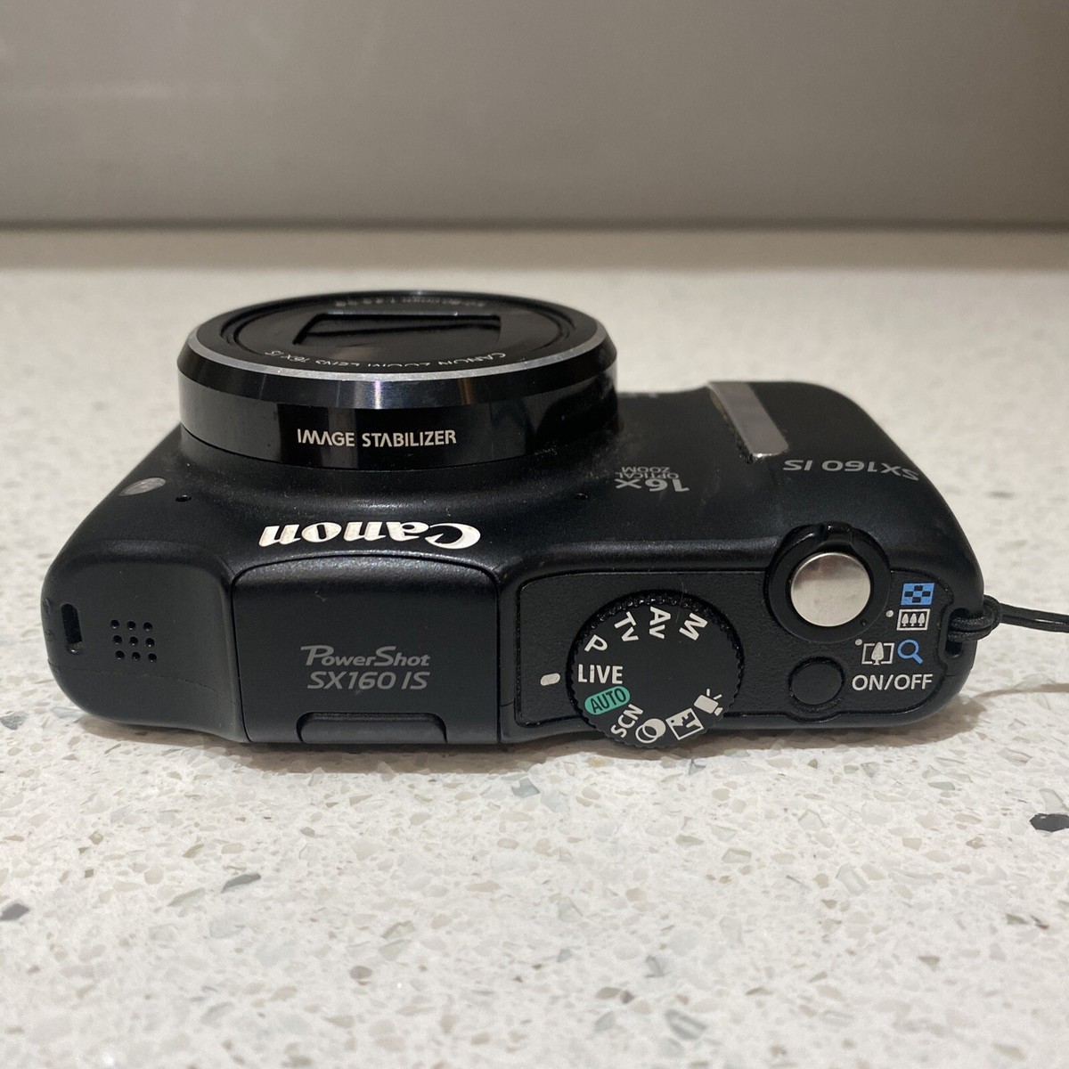 Canon PowerShot SX160 IS 16x Zoom (black) PC1816 | eBay