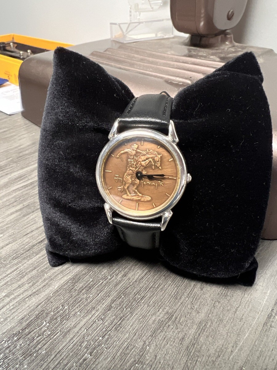 Frederic Remington Museum Watch 925 Sterling Silver By The