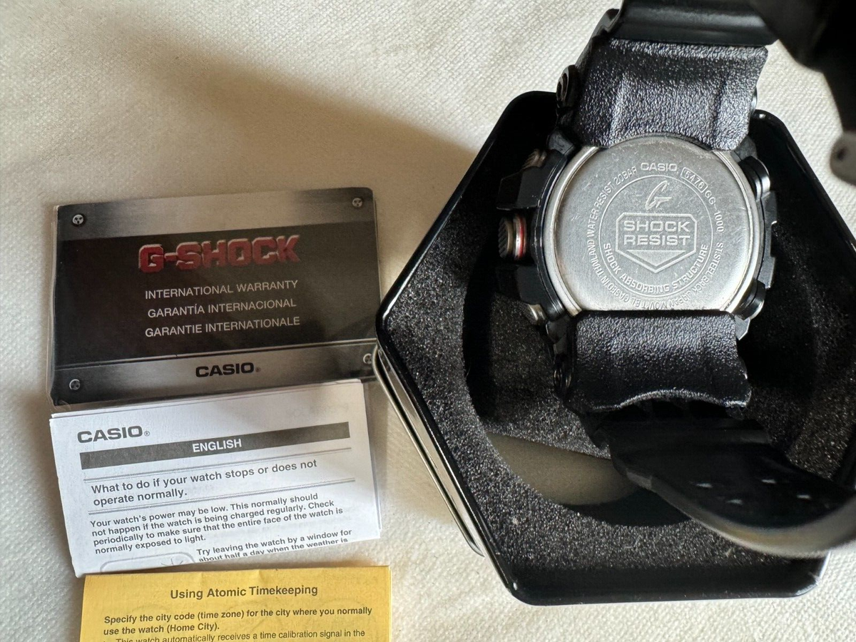 CASIO G-SHOCK MUDMASTER 5476 GG-1000 WR20Bar Stainless steel JAPAN