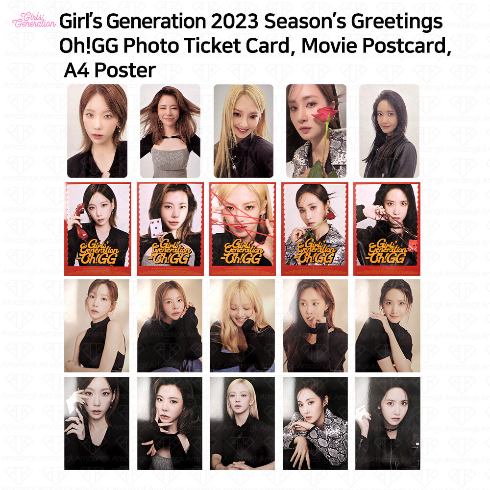 SNSD 2023 Season's Greetings Oh!GG Photo Ticket Card Movie