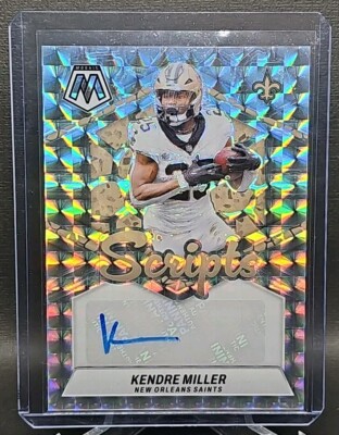 2024 Mosaic Kendre Miller Silver Scripts Auto Prizm | eBay