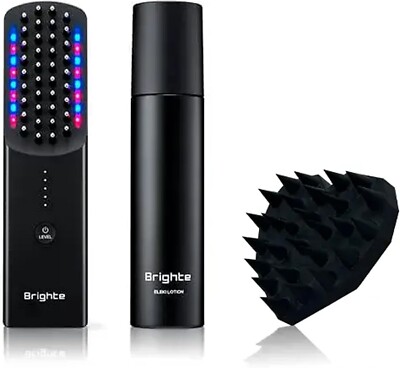 Facial Equipment Brighte Eleki Brush + Lotion + Scalp Brush | eBay