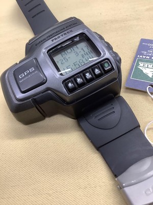 Casio Protrek PRT-1GPJ-1T Men's Black Square GPS Watch | eBay
