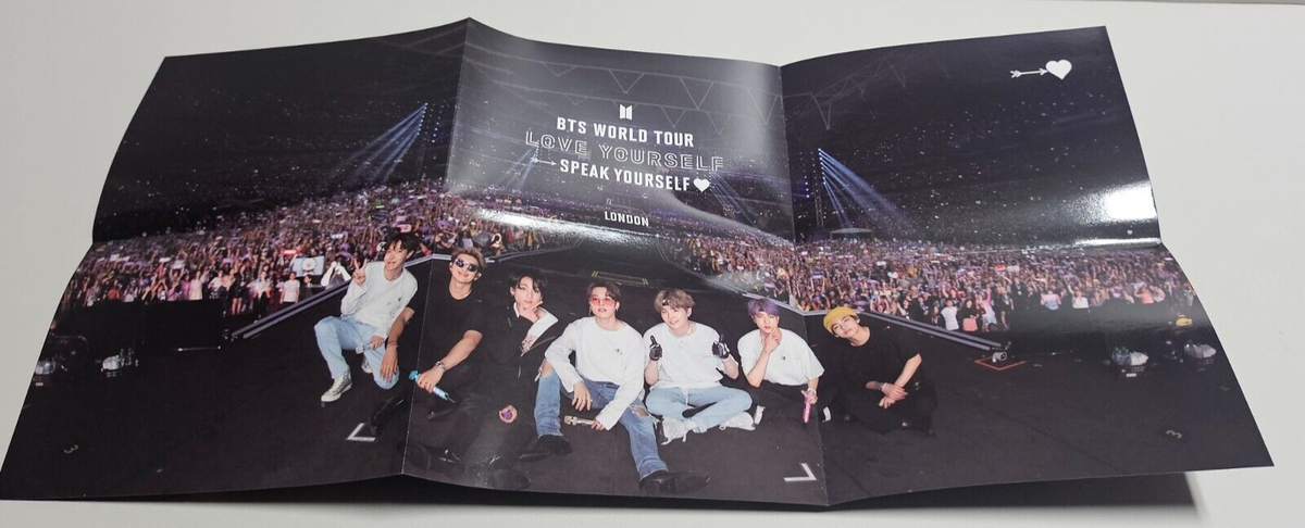 BTS World Tour Love Yourself LONDON DVD (No Bookmark) + Jin Mini