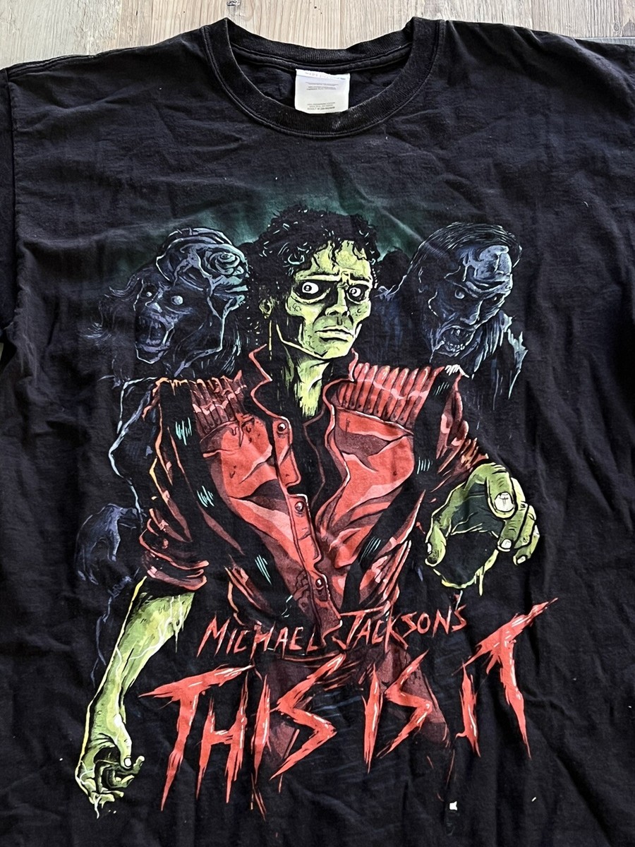 Michael Jackson Thriller Zombie T-Shirt Medium MJ Tee “This Is It