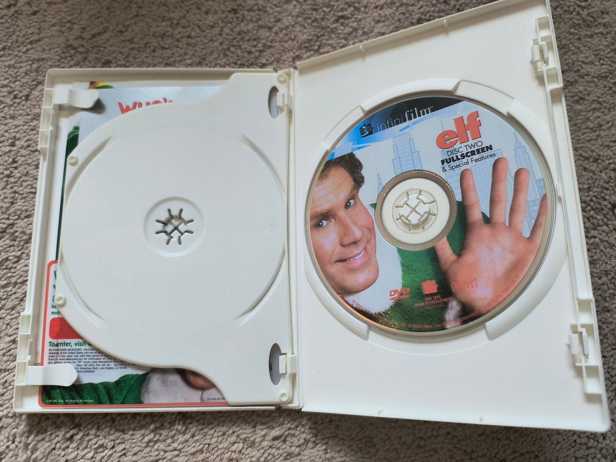 Elf (DVD, 2003, 2-disc Set) Will Ferrell with James Caan