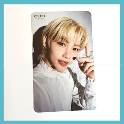 CLIO X Stray Kids Mild ver. Photocard Bangchan Leeknow Han Felix