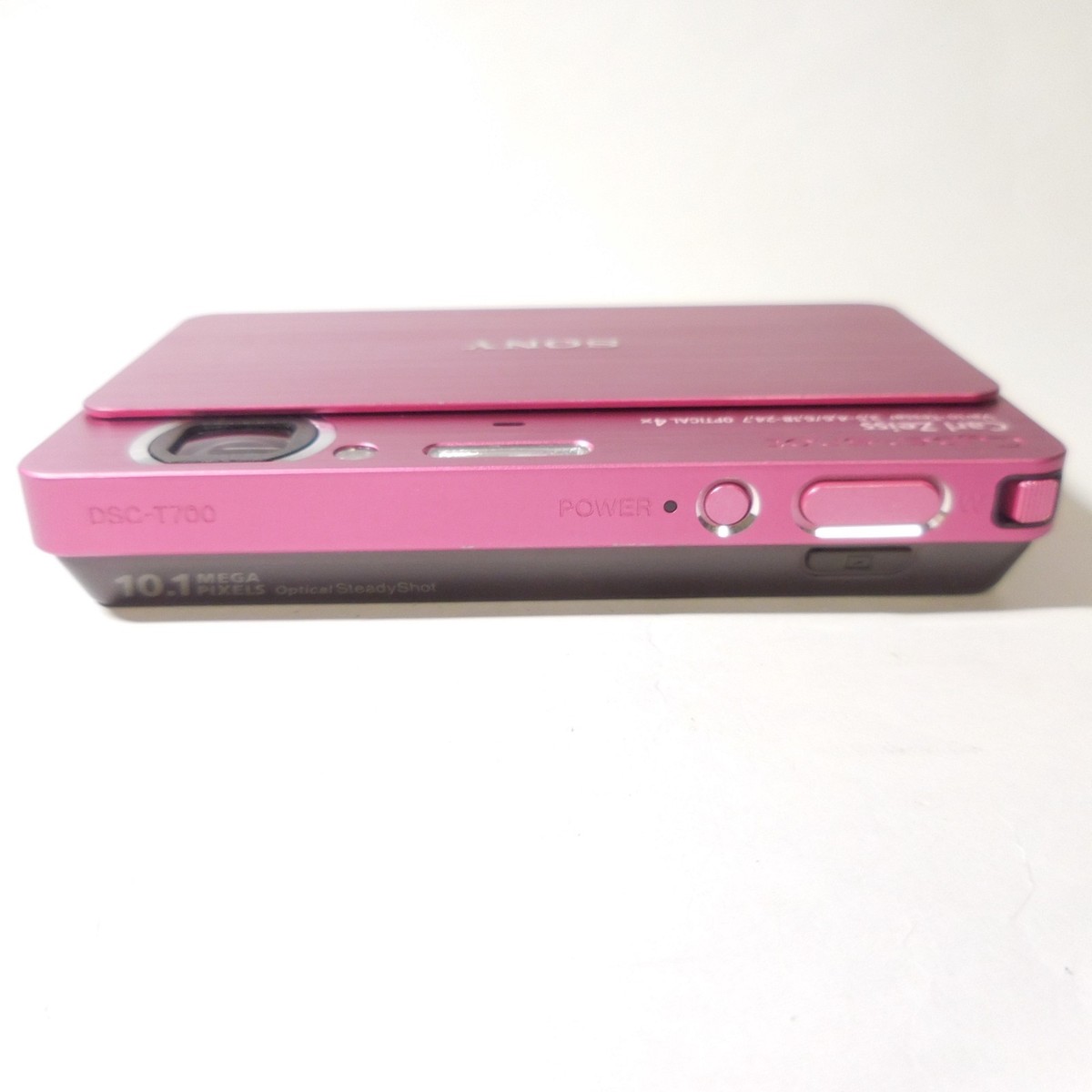 SONY Cyber-shot DSC-T700 Pink Red Camera w/Battery Charger Memory