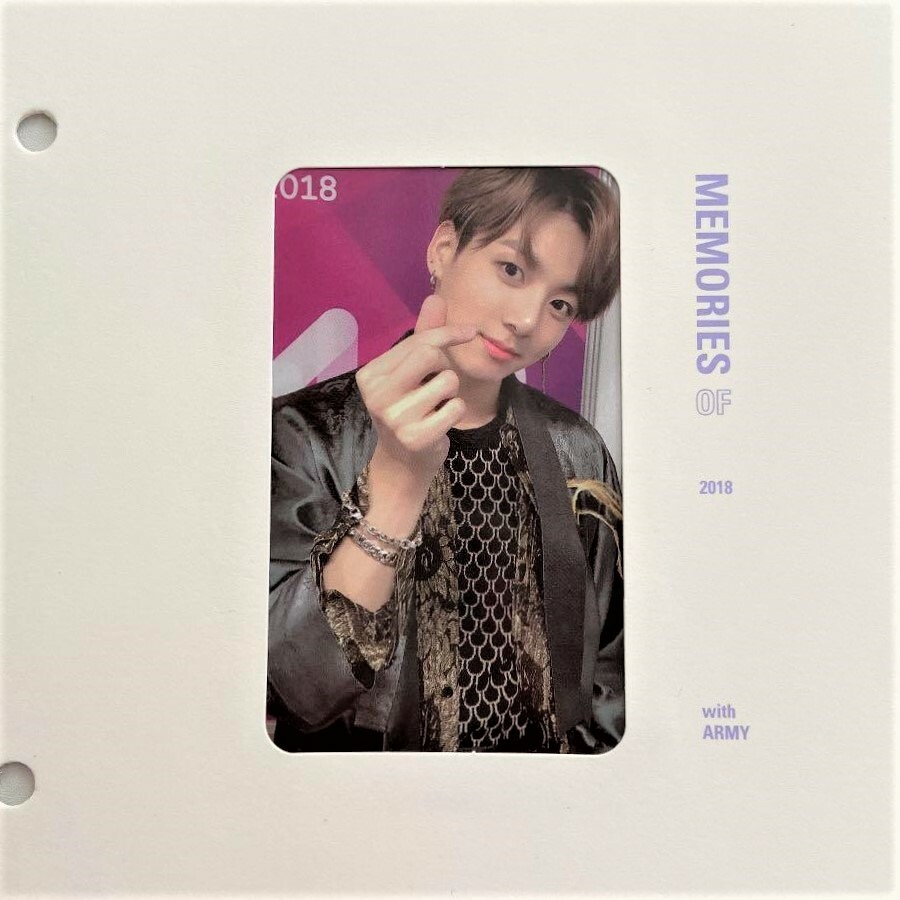 BTS 2018メモリーズ Memories ジョングク トレカ BTS JUNGKOOK