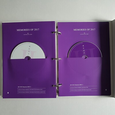 BTS Official Memories Of 2017 DVD Full Package Suga Photocard 3-7