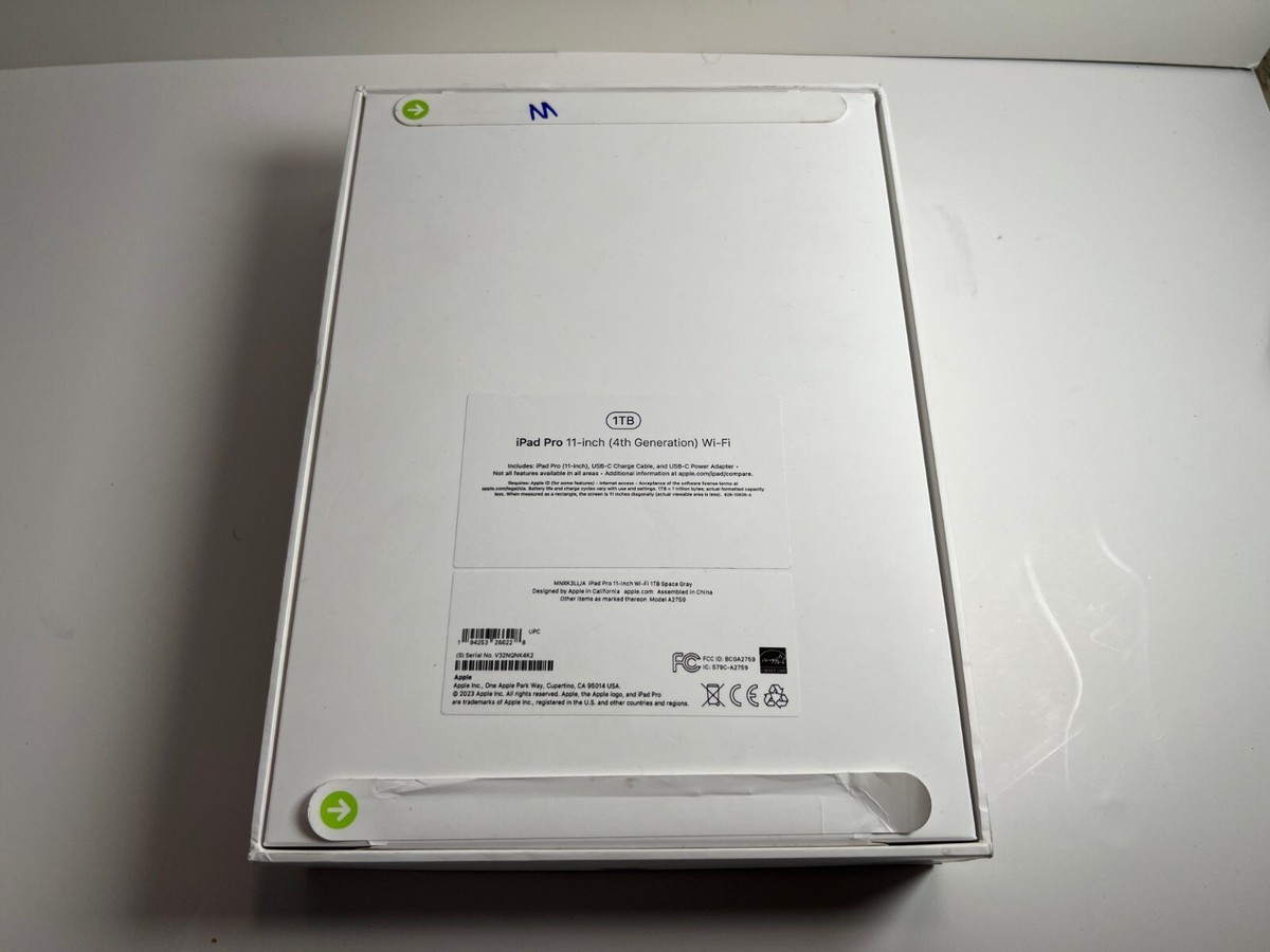 Apple iPad pro 11-Inch (4th Generation) M2 chip Wi-Fi - 1TB - Gray