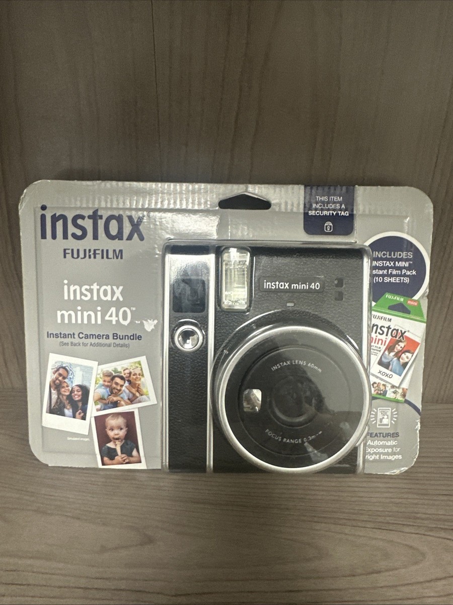 Fujifilm Instax Mini 40 Instant Camera - Black for sale online | eBay