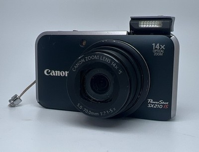 Canon PowerShot SX210 IS 14.1MP Digital Camera, Works But No Flash