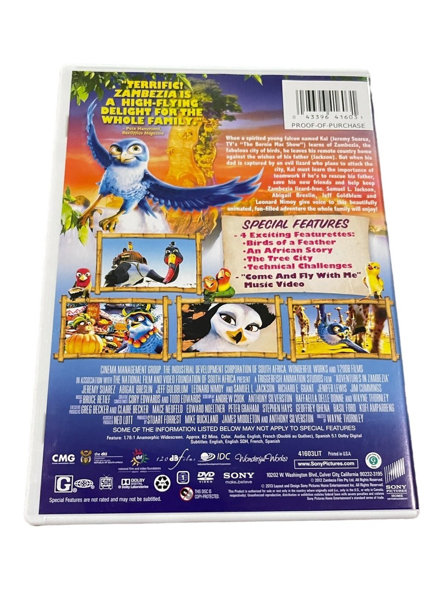 Adventures in Zambezia (DVD, 2012) 43396416031| eBay