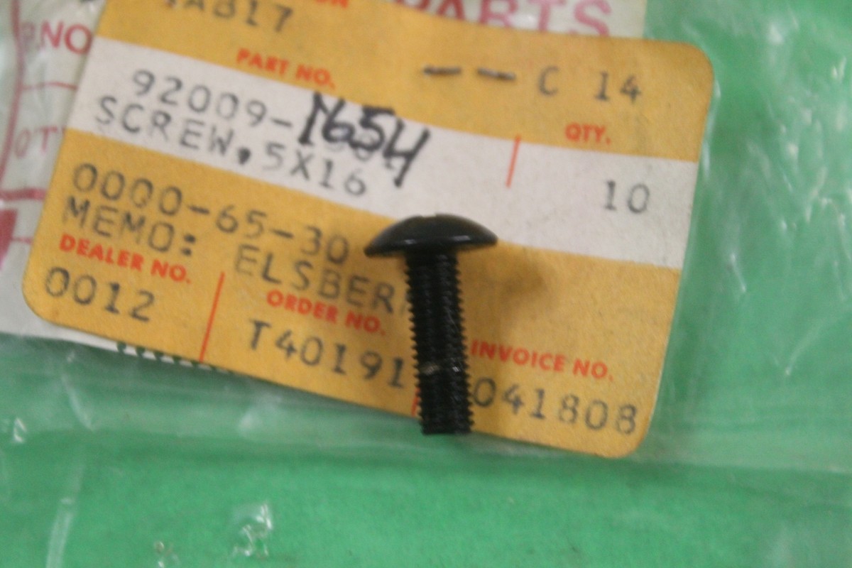 NOS Kawasaki OEM Multi Purpose Screw 84-95 ZX750 84-96 ZX1100