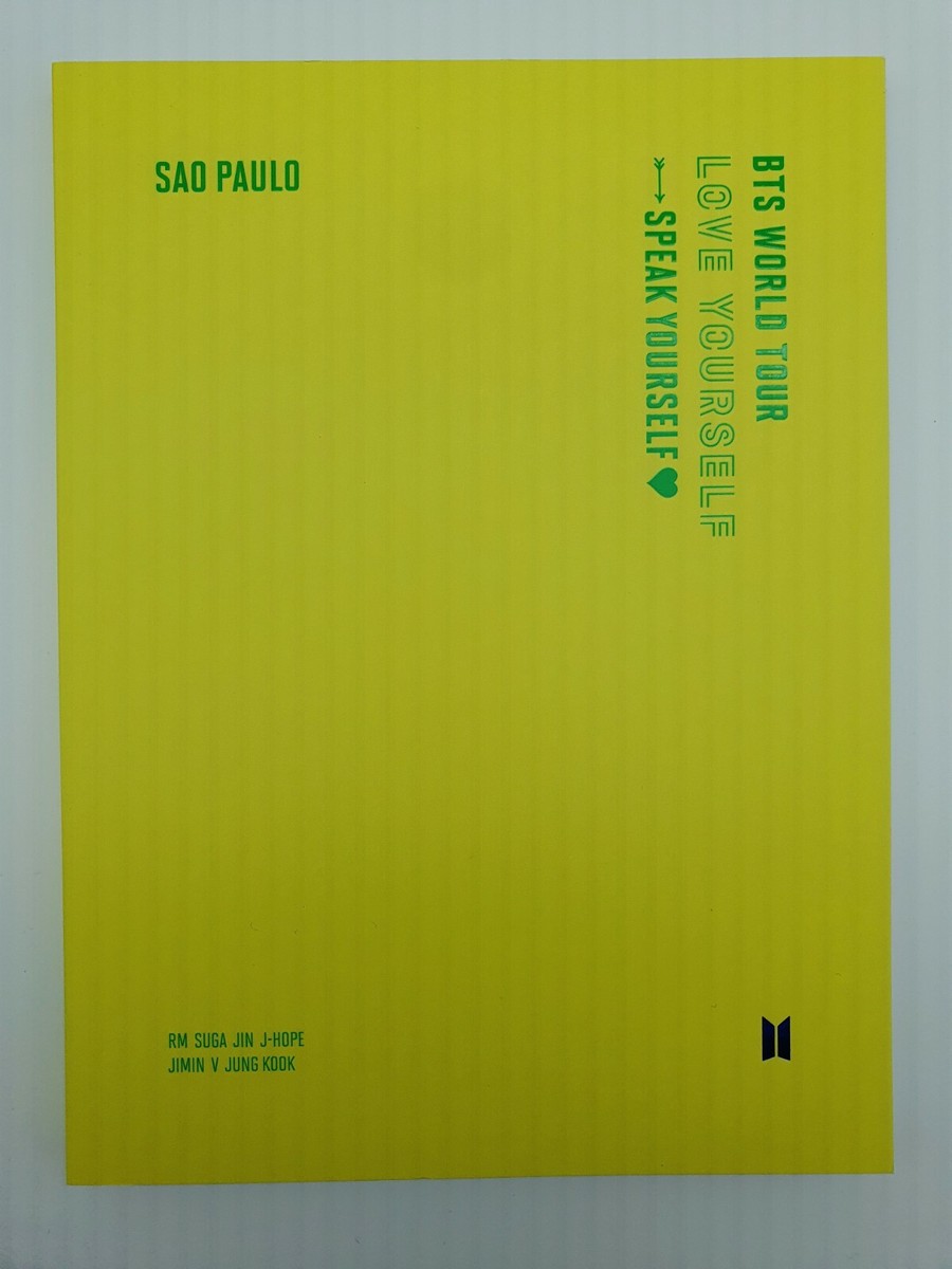 BTS Love Yourself Speak Yourself SAO PAULO DVD Bookmark SUGA