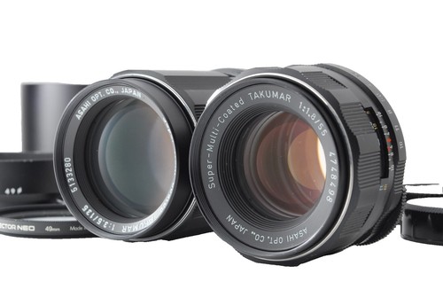 Vintage Asahi Pentax Super-Takumar f/3.5 135mm Camera Lens Japan