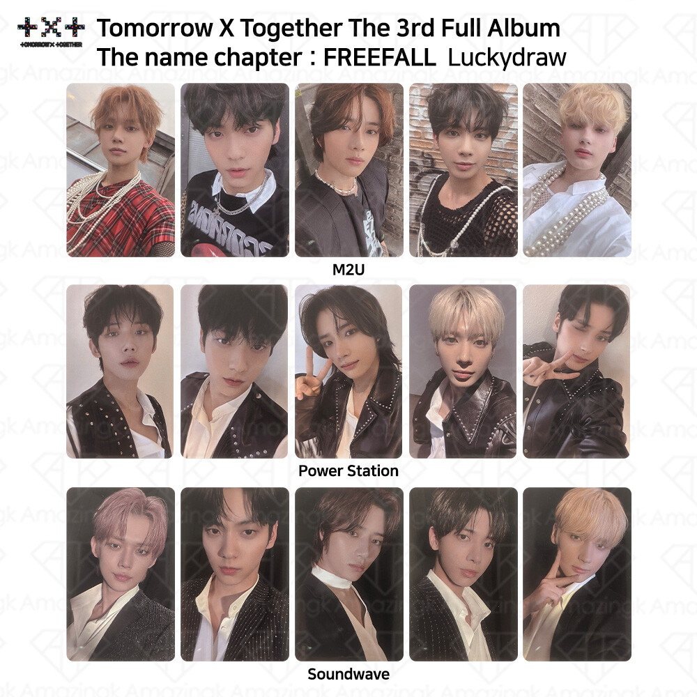 TXT Tomorrow X Together The name of Chapter FREEFALL Lucky draw