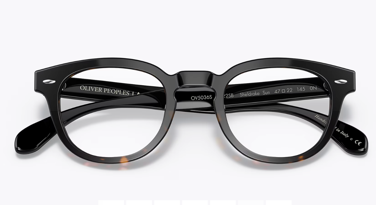 Black/ 362 Grad~ OLIVER PEOPLES SHELDRAKE 49mm Optical MSRP$426