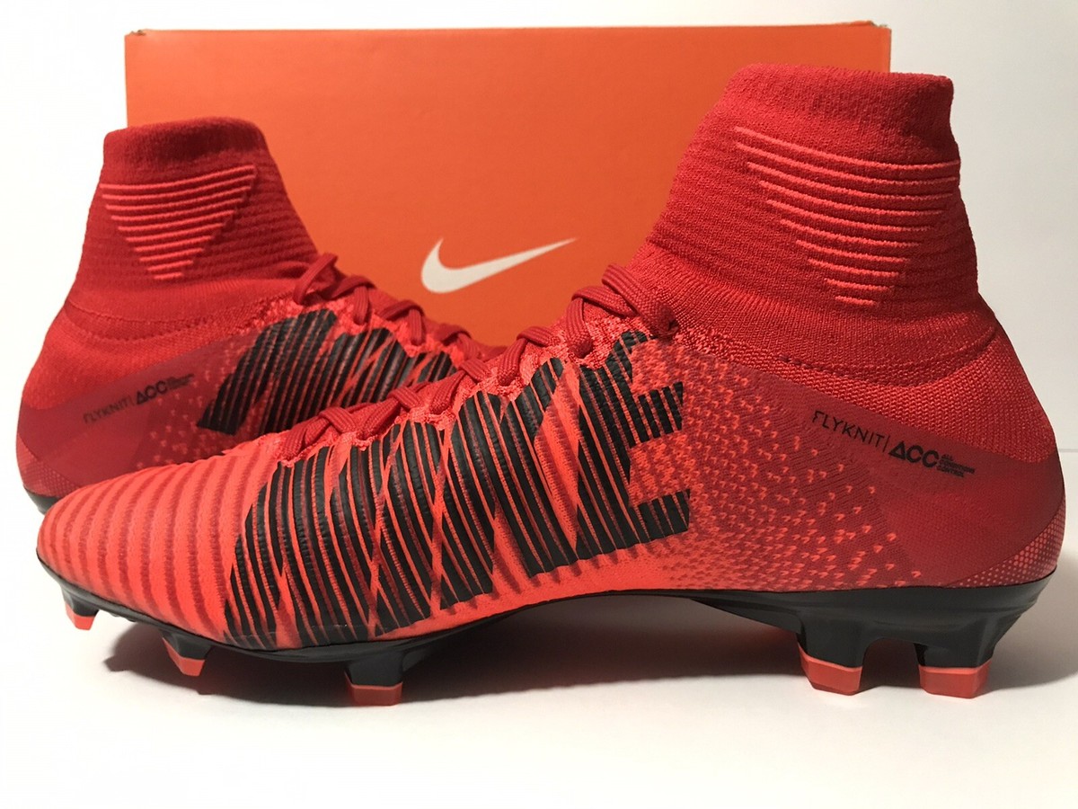 Nike Mercurial SuperFly 5 DF FG 'University Red' 831940-616 Sz 9