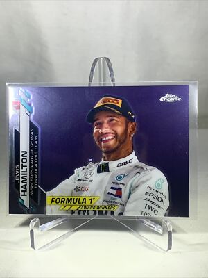 2020 Topps Chrome Formula 1 F1 Award Winners Lewis Hamilton #197