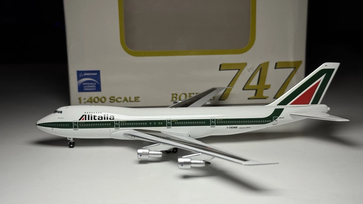Boeing 747 alitalia a modellini statici di aerei e veicoli