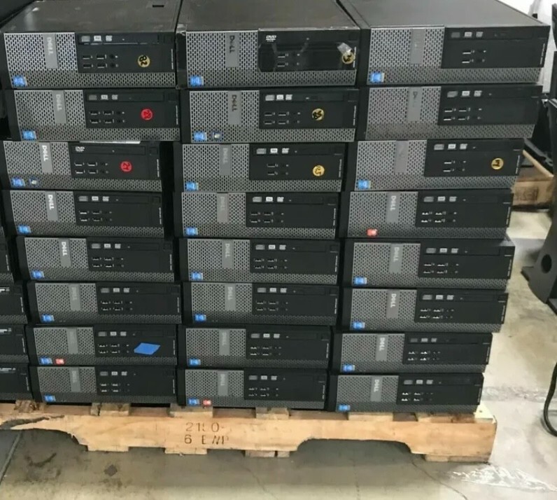 Dell Optiplex 3020 SFF 3.50GHz 4GB 500GB Desk PC, Win 10 MS OFFICE