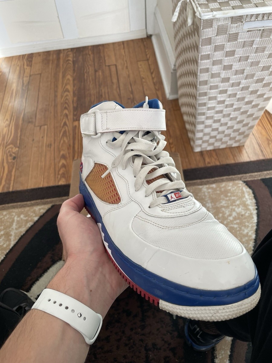 Nike Air Jordan 5 V Fusion Varsity Sz 13 Red Blue Ribbon 318608