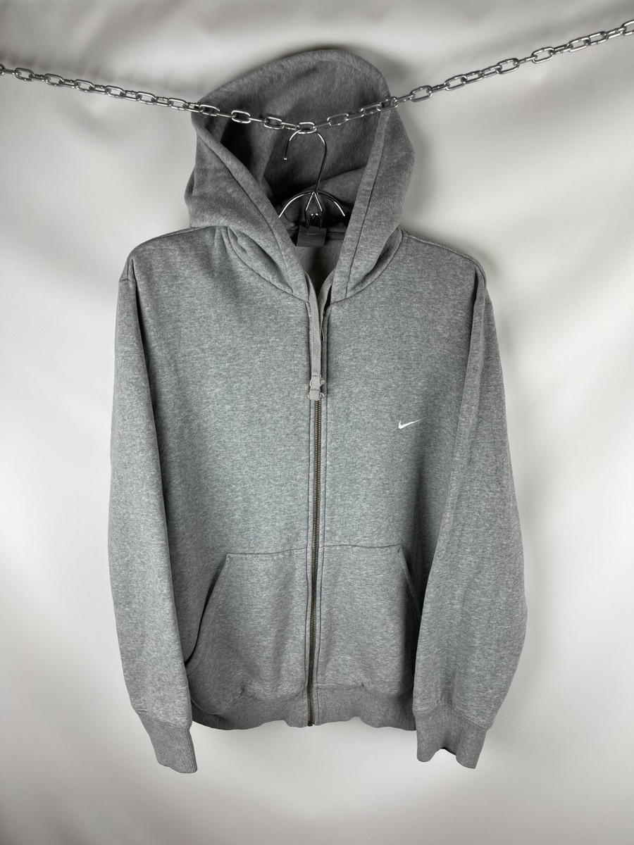 Nike Vintage y2k grey classic zip hoodie hooded jacket | eBay