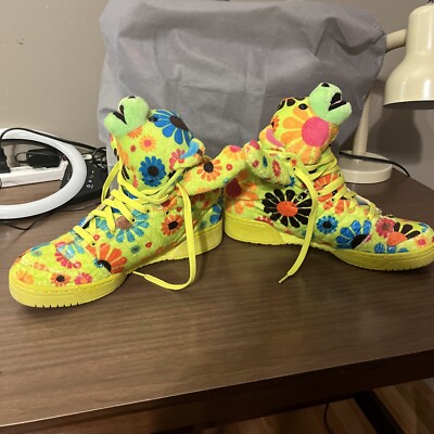 Size 10 - adidas Js Bear 1 Jeremy Scott Flower Power | eBay