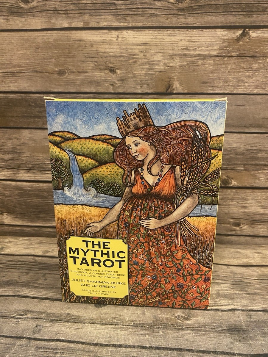 The Mythic Tarot Set Juliet Sharman-Burke & Liz Greene w/ Book