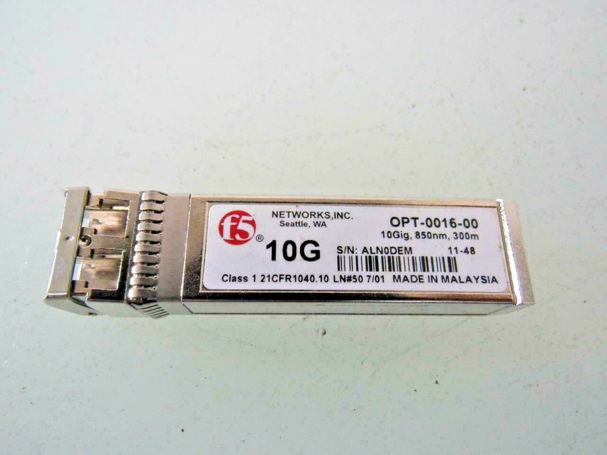 F5 NETWORKS 10gb OPT-0016-00 F5-UPG-SFP+-R 10GBASE/SR SFP