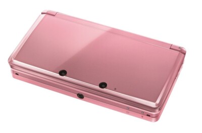 Nintendo Original 3DS Pearl Pink Handheld System Tested Works! 2