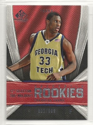 2007-08 SP Game Used Edition - Rookie - #152 - Thaddeus Young