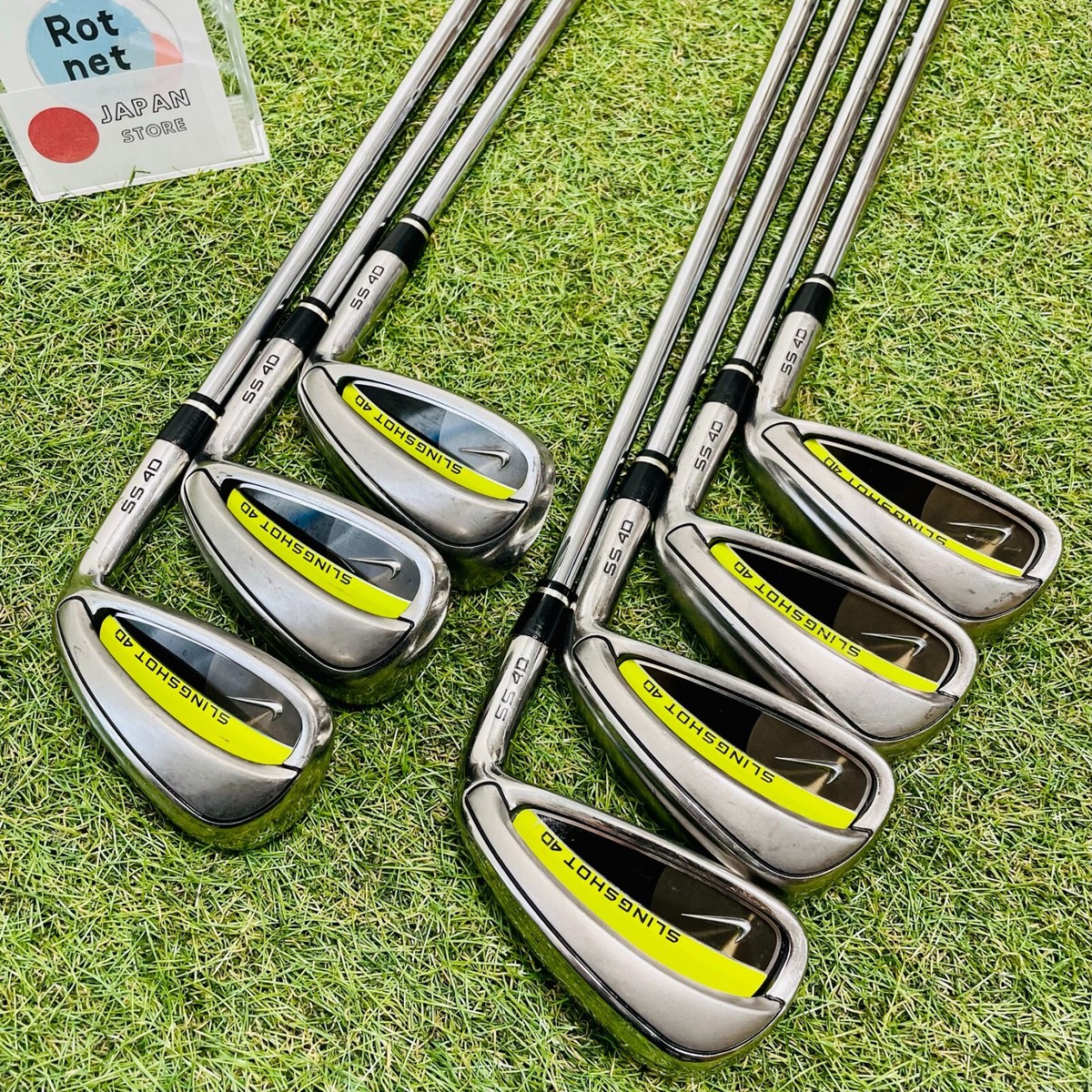 Nike SLINGSHOT 4D Irons set 4-9+Pw 8Pic S Flex RH Steel Shaft Golf