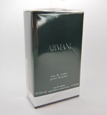 Giorgio Armani Eau de Cedre Pour Homme Eau de Toilette 3.4oz