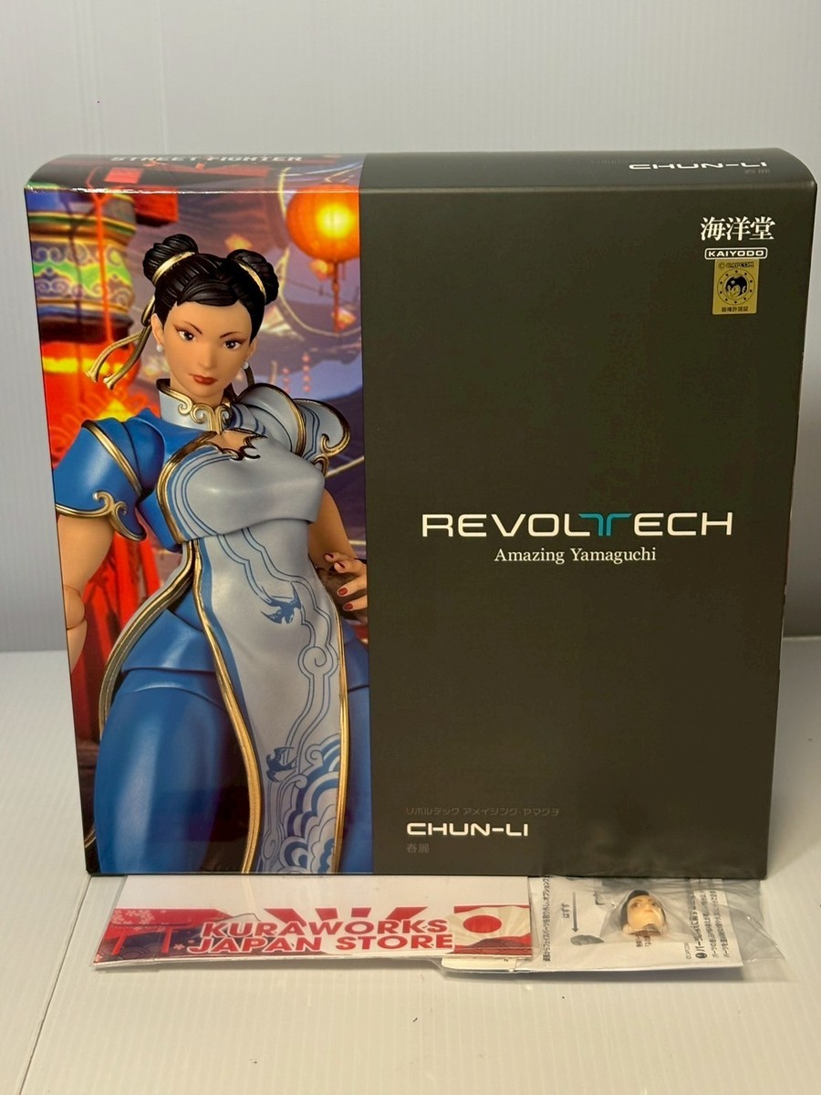 Revoltech Amazing Yamaguchi Chun-Li Action Figure w/Bonus Parts