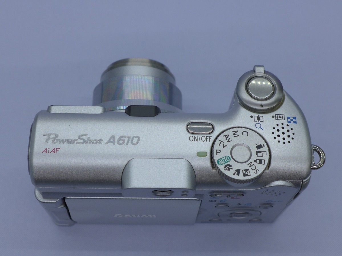 Canon PowerShot A610 5.0MP / CCD Digital Camera Silver | eBay