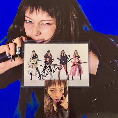 Aespa Rich Man Signed Post Card + Photo Card | eBay