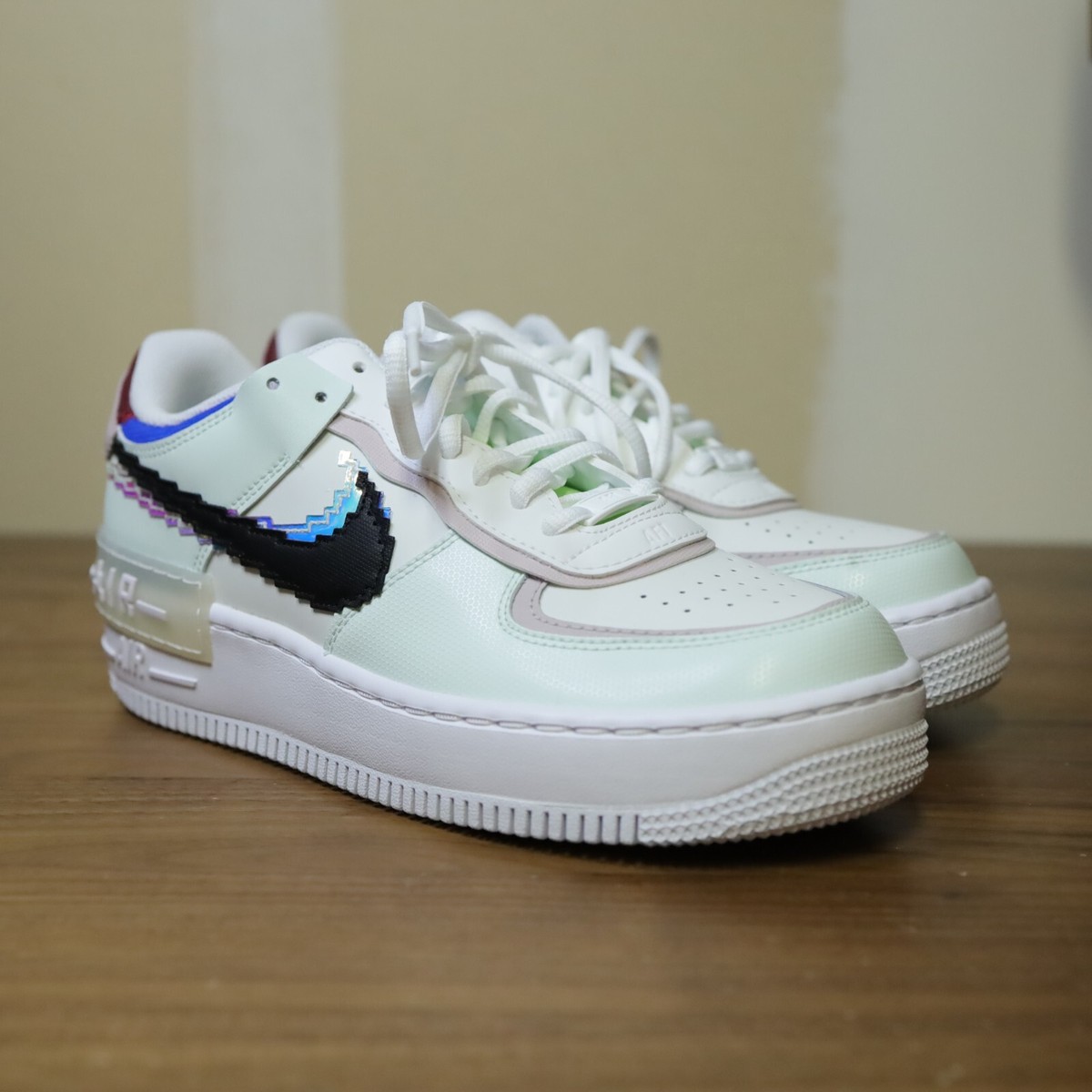 Nike Air Force 1 Shadow SE 'Pixel Swoosh - Barely Green' CV8480
