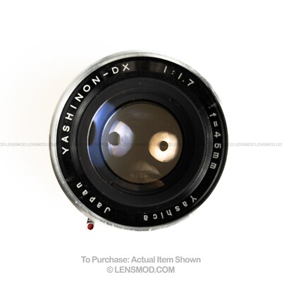Yashica Electro 35 GSN Yashinon 45mm F1.7 Modified Lens for Fuji X