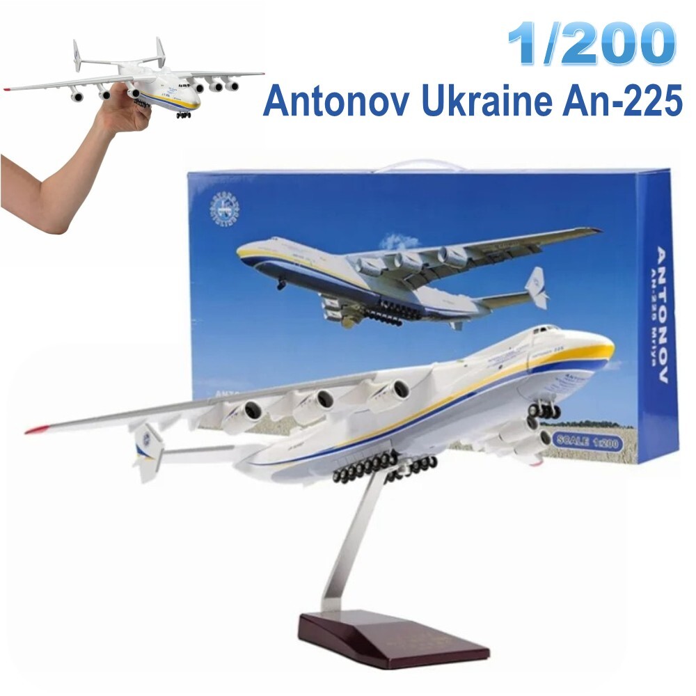 1:200 An-225 Antonov Resin Aircraft Model Toy 17 inch Ukraine