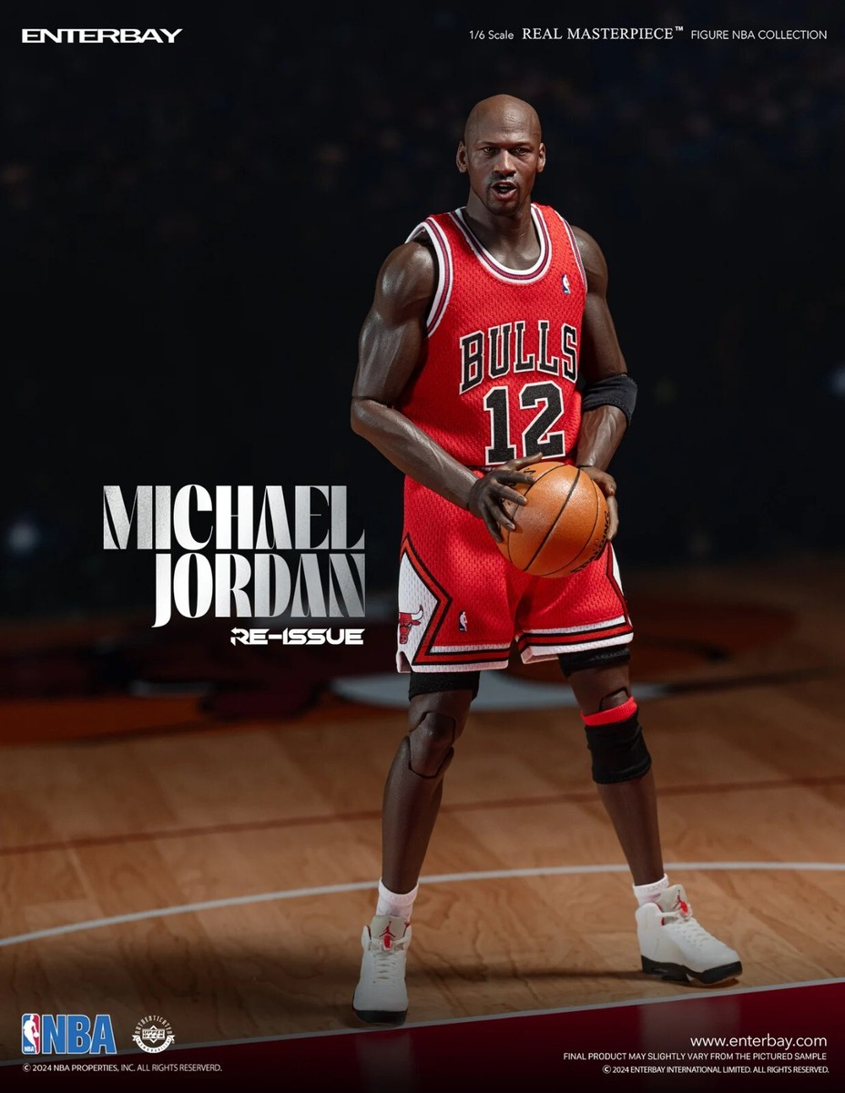 ENTERBAY NBA 1/6 Micheal Jordan I'M Back Bulls #45 & #12 Re-Issue