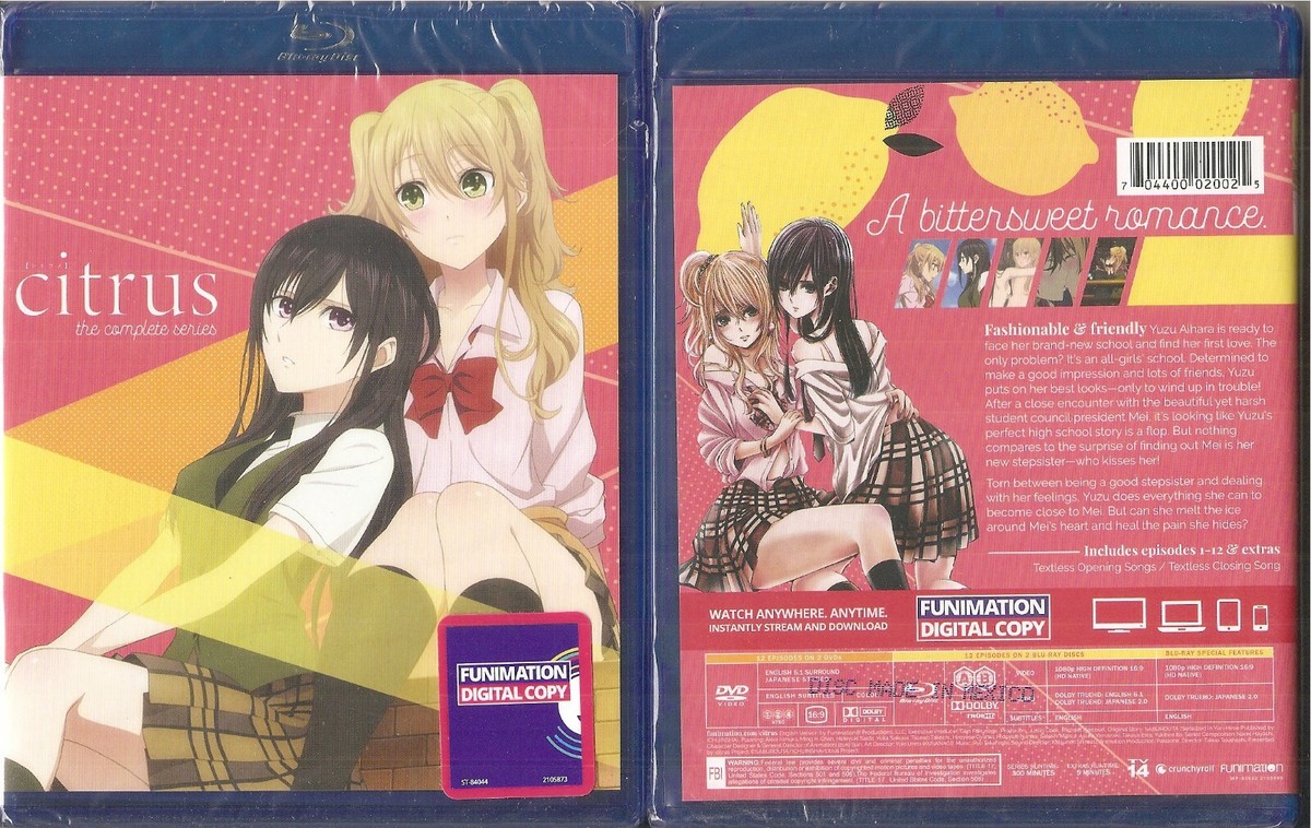 Citrus: The Complete Anime Series (Blu-ray/DVD, 2019, 4 Disc Set