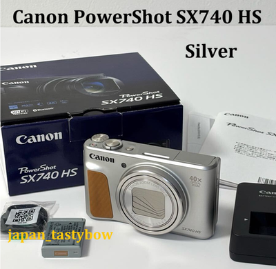 Canon PowerShot SX740 HS Silver 20.3MP 4K Digital Camera 40x